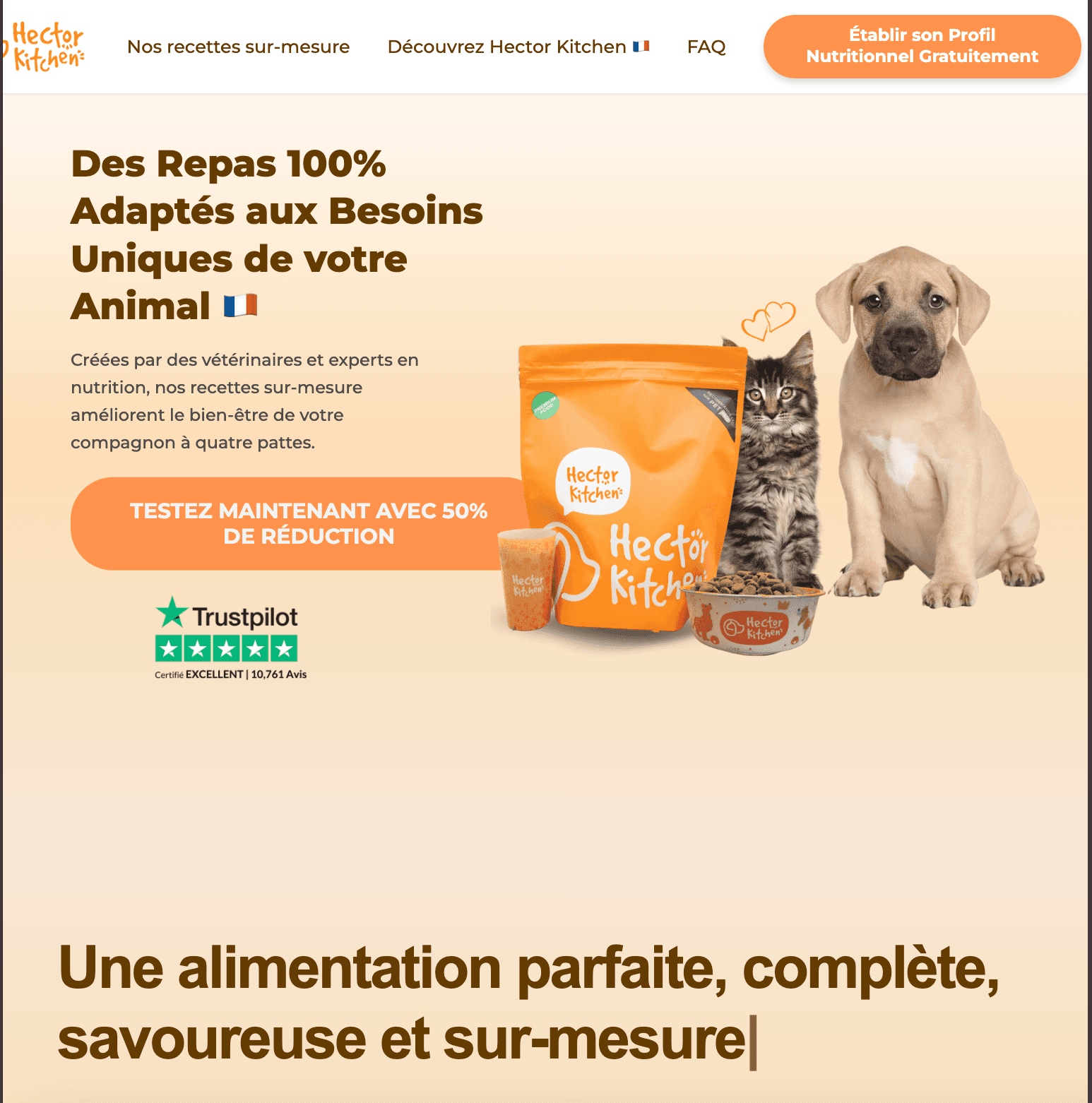 Personalized Pet Nutrition Platform