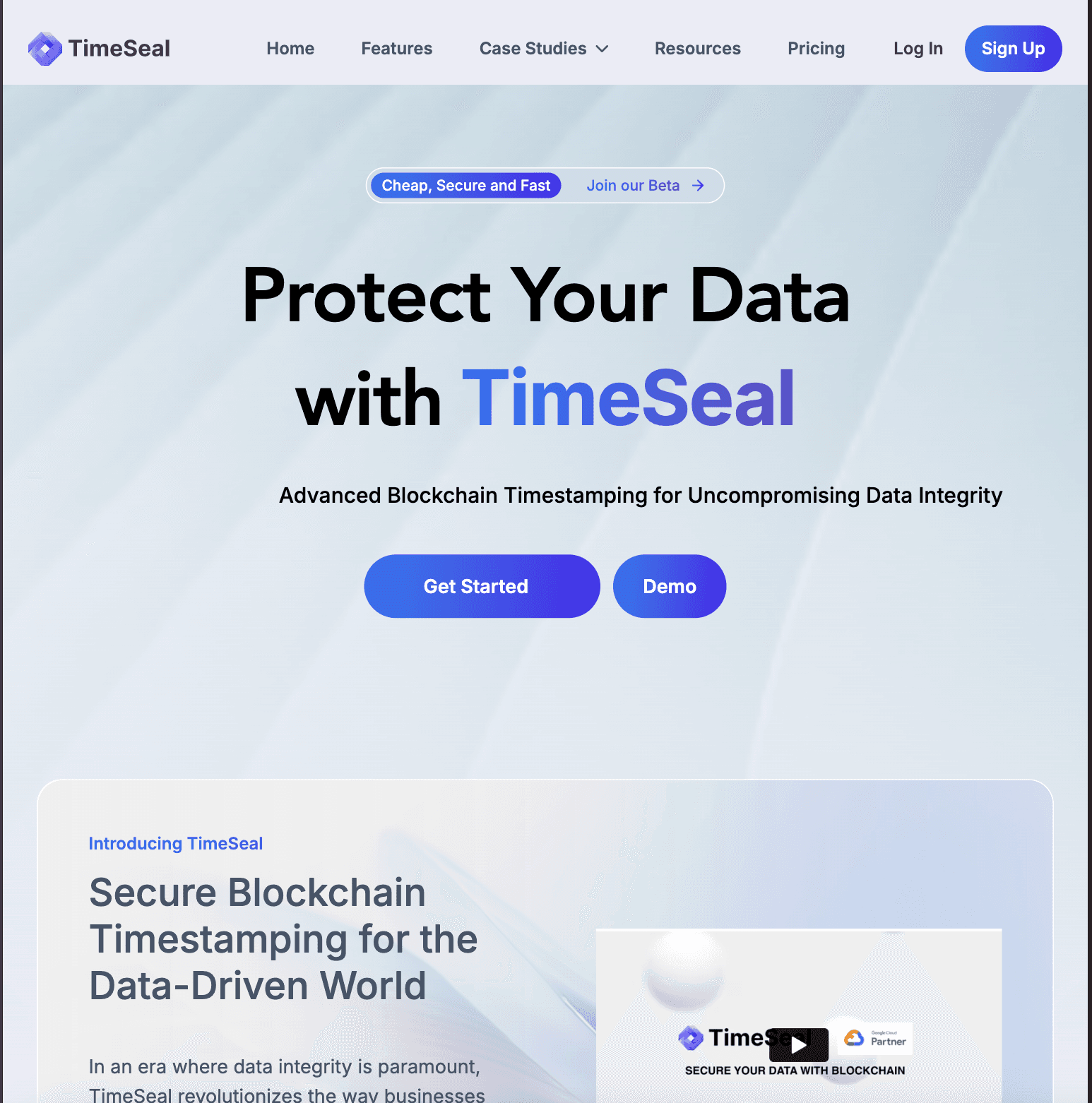 TimeSeal - Blockchain-Powered Data Integrity Platform